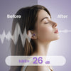 ZEROPLUS Cocoon Purple Earplugs 26dB – Super Soft for Side Sleepers, Block Snoring, Reusable